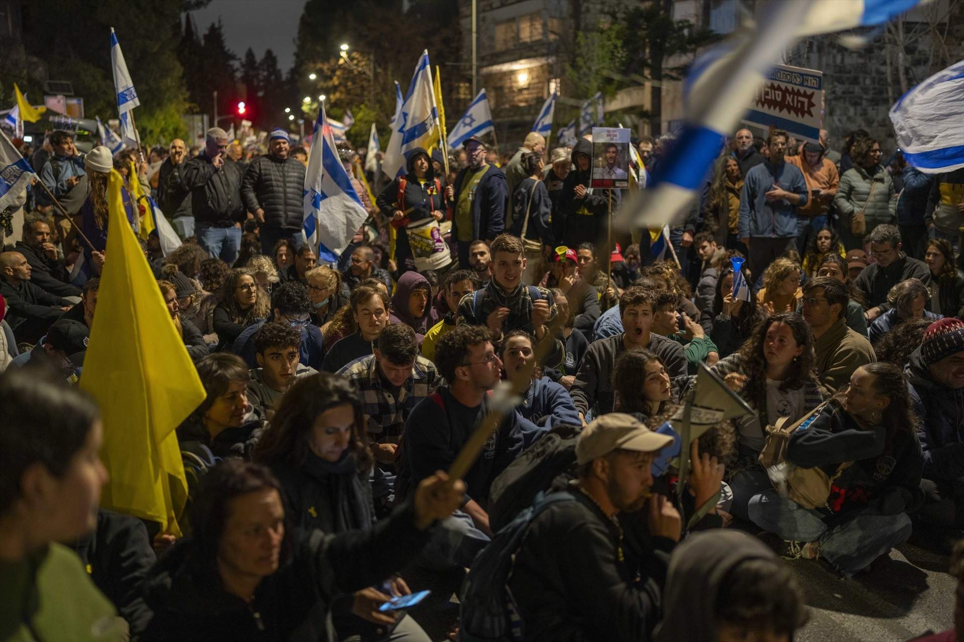 Ciutadans es manifesten a Tel Aviv contra el primer ministre Benjamin Netanyahu (Europa Press) Ciutadans es manifesten a Tel Aviv contra el primer ministre Benjamin Netanyahu (Europa Press)