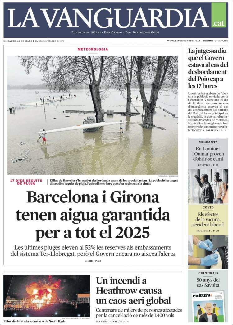 'La Vanguardia' 22 'La Vanguardia' 22