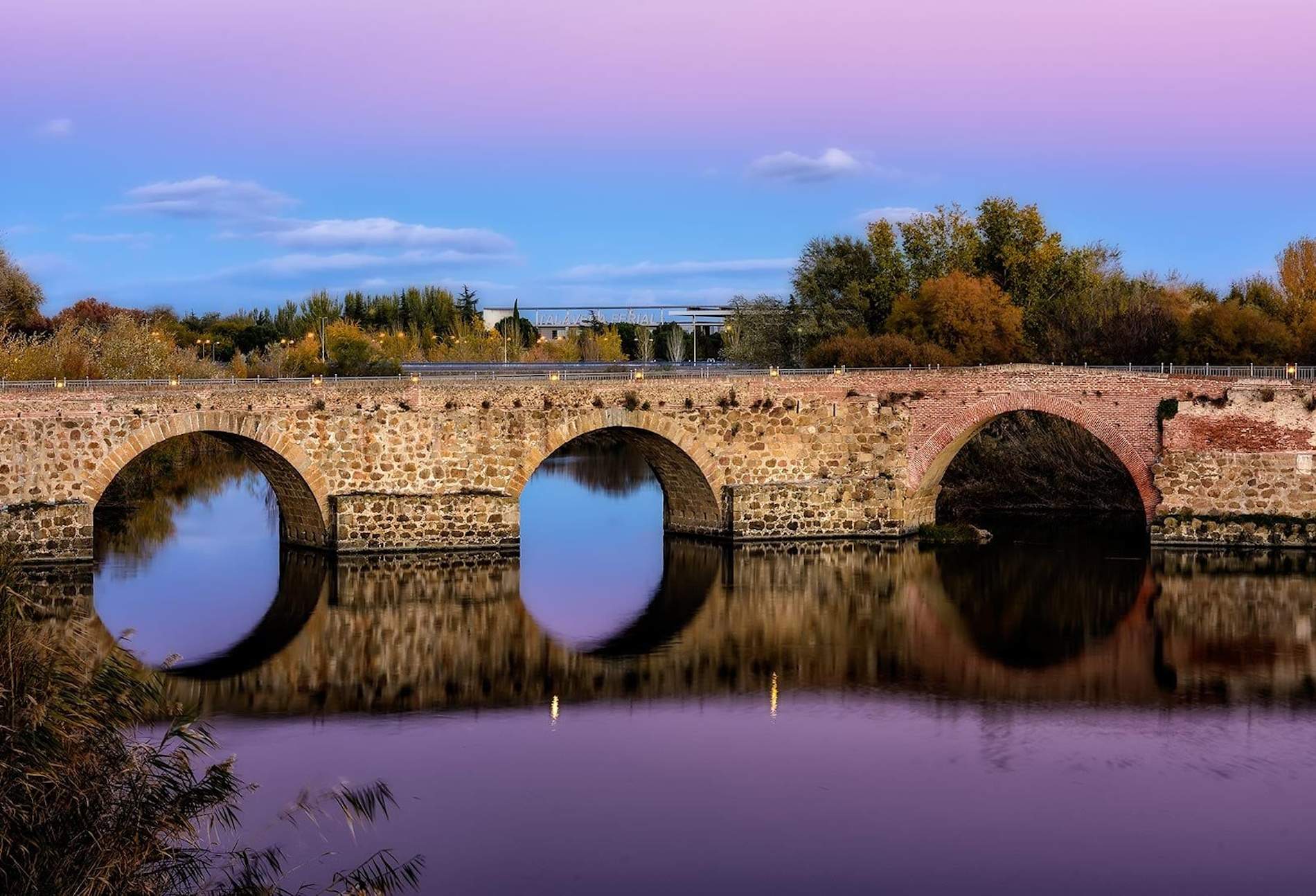 Imatge del pont romà de Talavera de la Reina abans del seu esfondrament parcial Imatge del pont romà de Talavera de la Reina abans del seu esfondrament parcial