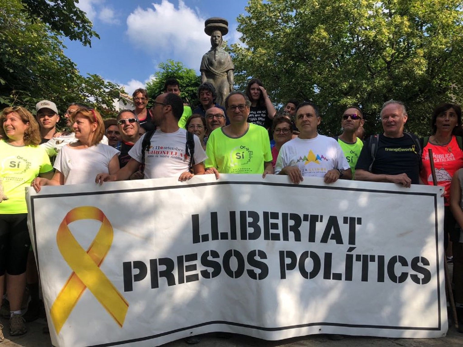 Torra: "No aceptaremos ninguna sentencia que castigue a buena gente que queremos libre"