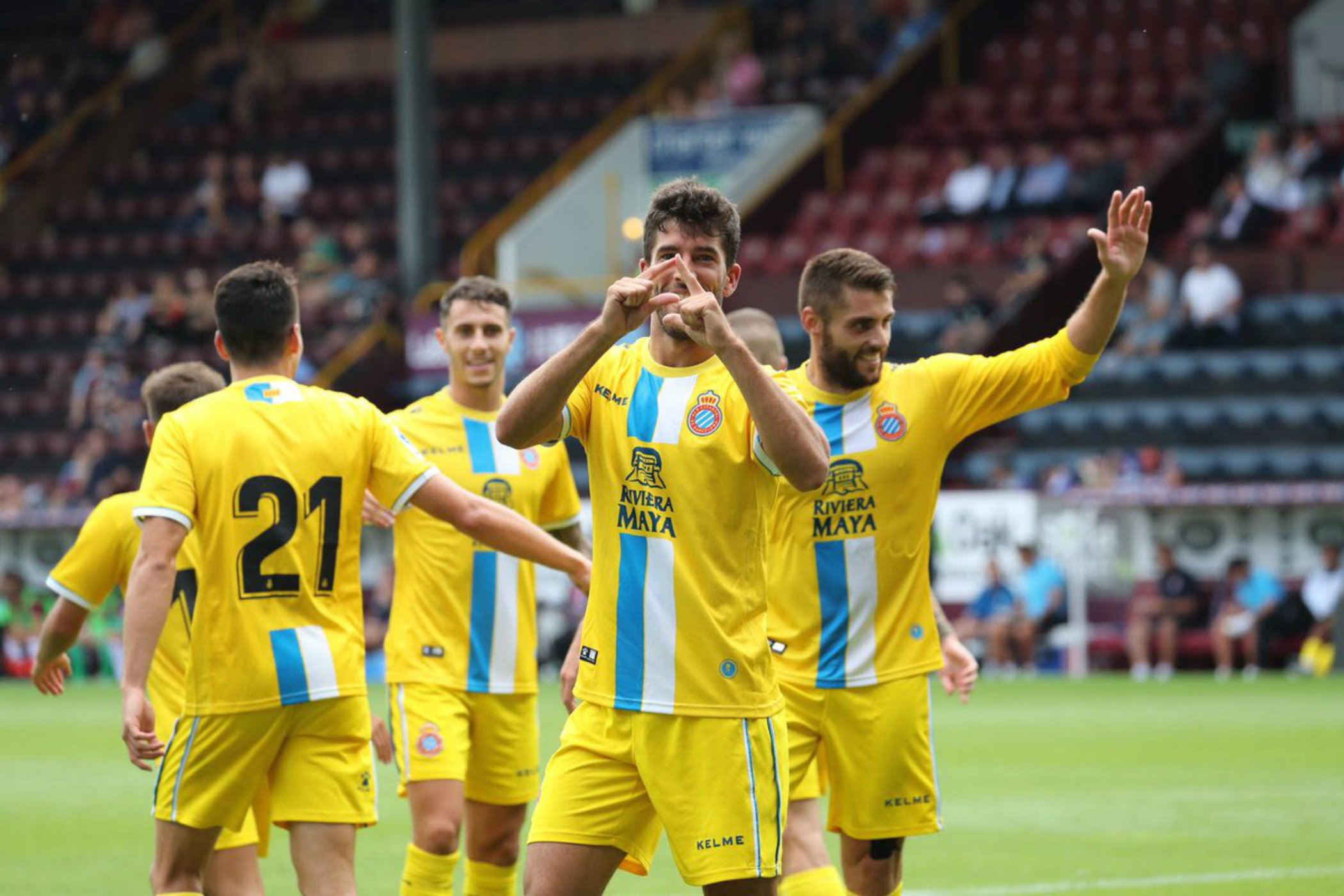 El Espanyol presume contra el Burnley (0-2)
