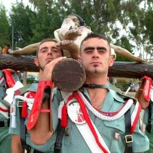 Legionaris a una processó Legionaris a una processó