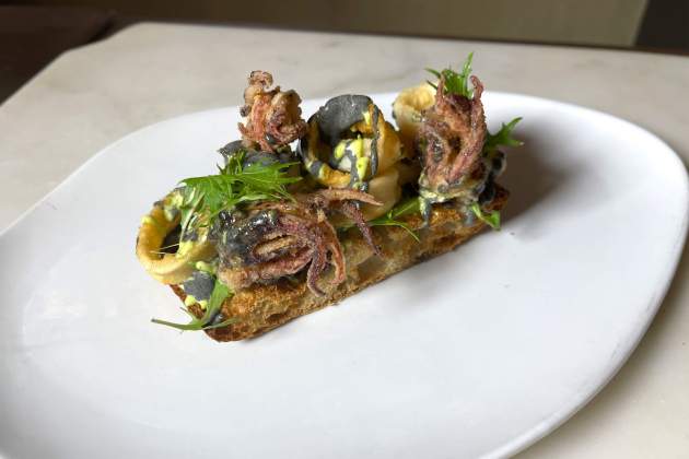 Ada Parellada 3 plats amb calamars / Foto: Martí Torres Ada Parellada 3 plats amb calamars / Foto: Martí Torres