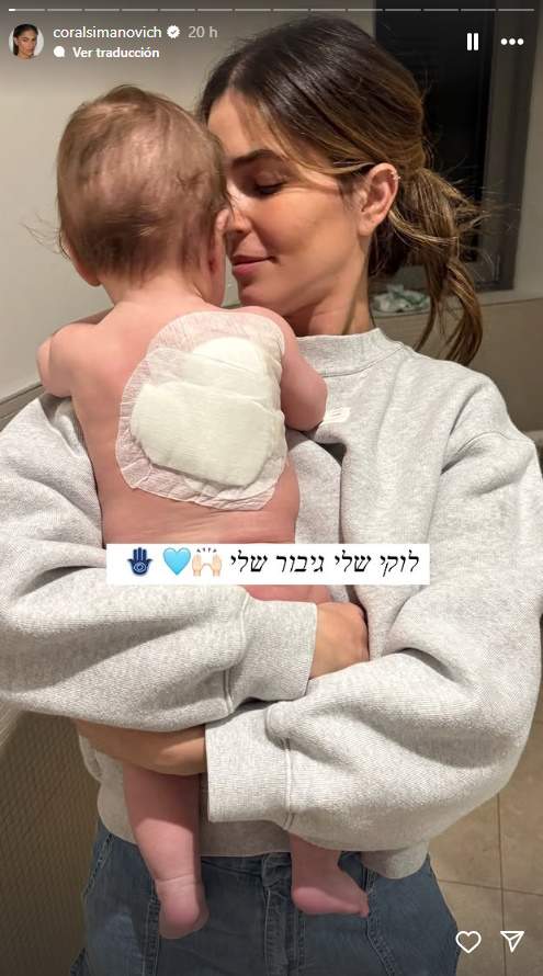 Coral Simanovich y Luca Instagram Coral Simanovich y Luca Instagram