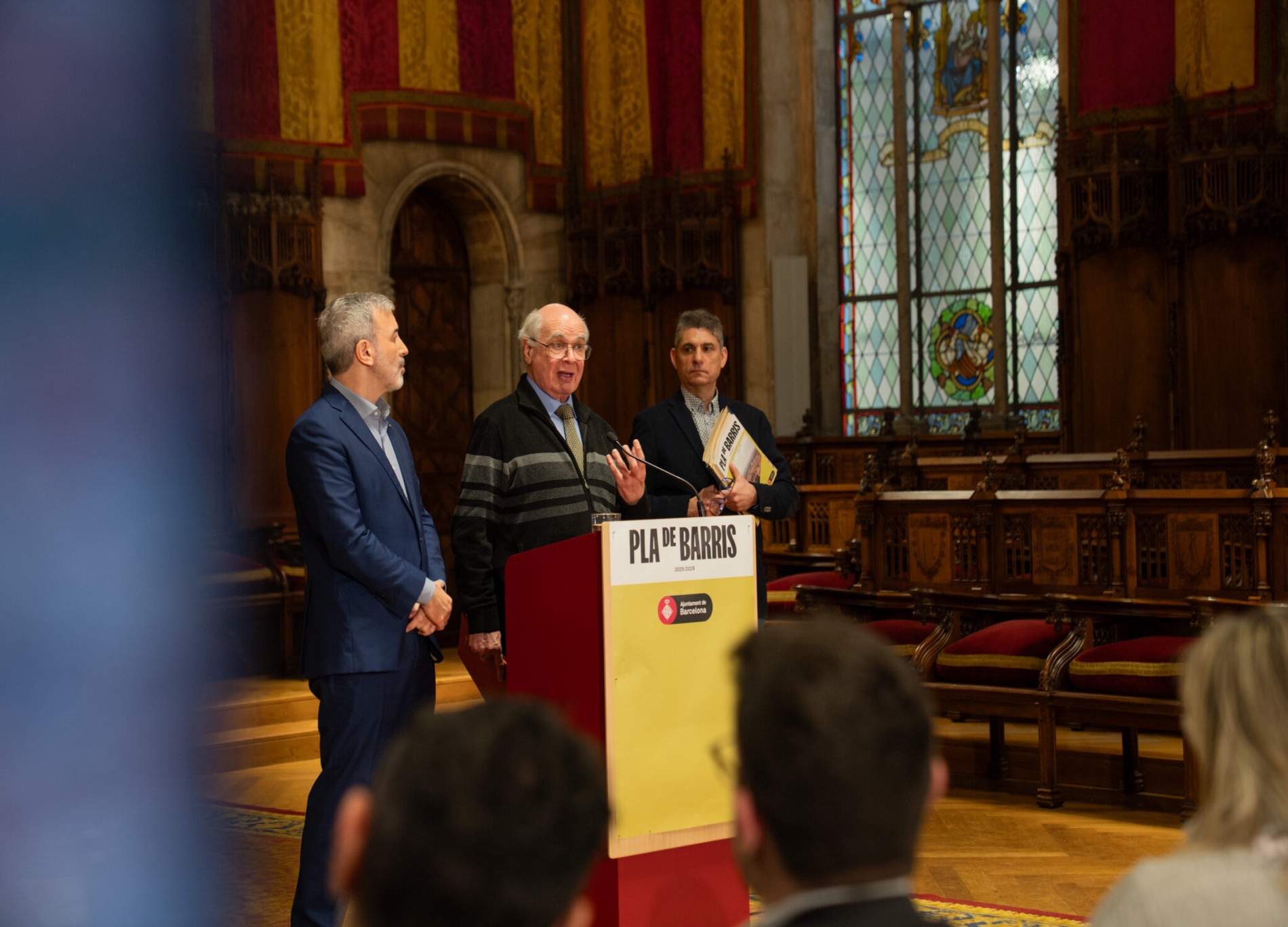 Fotografia de la presentació del Pla de Barris '2025-28' Fotografia de la presentació del Pla de Barris '2025-28'