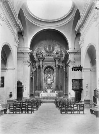 interior esglesia santa marta barcelona francesc brunet i recasens Arxiu Nacional de Catalunya interior esglesia santa marta barcelona francesc brunet i recasens Arxiu Nacional de Catalunya