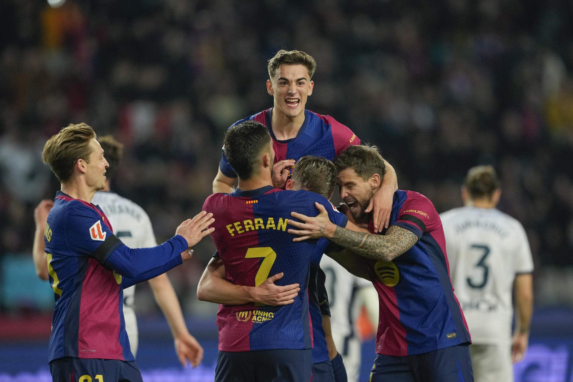 El Barça no descansa contra l’Osasuna i fa un pas de gegant a la Lliga (3-0)