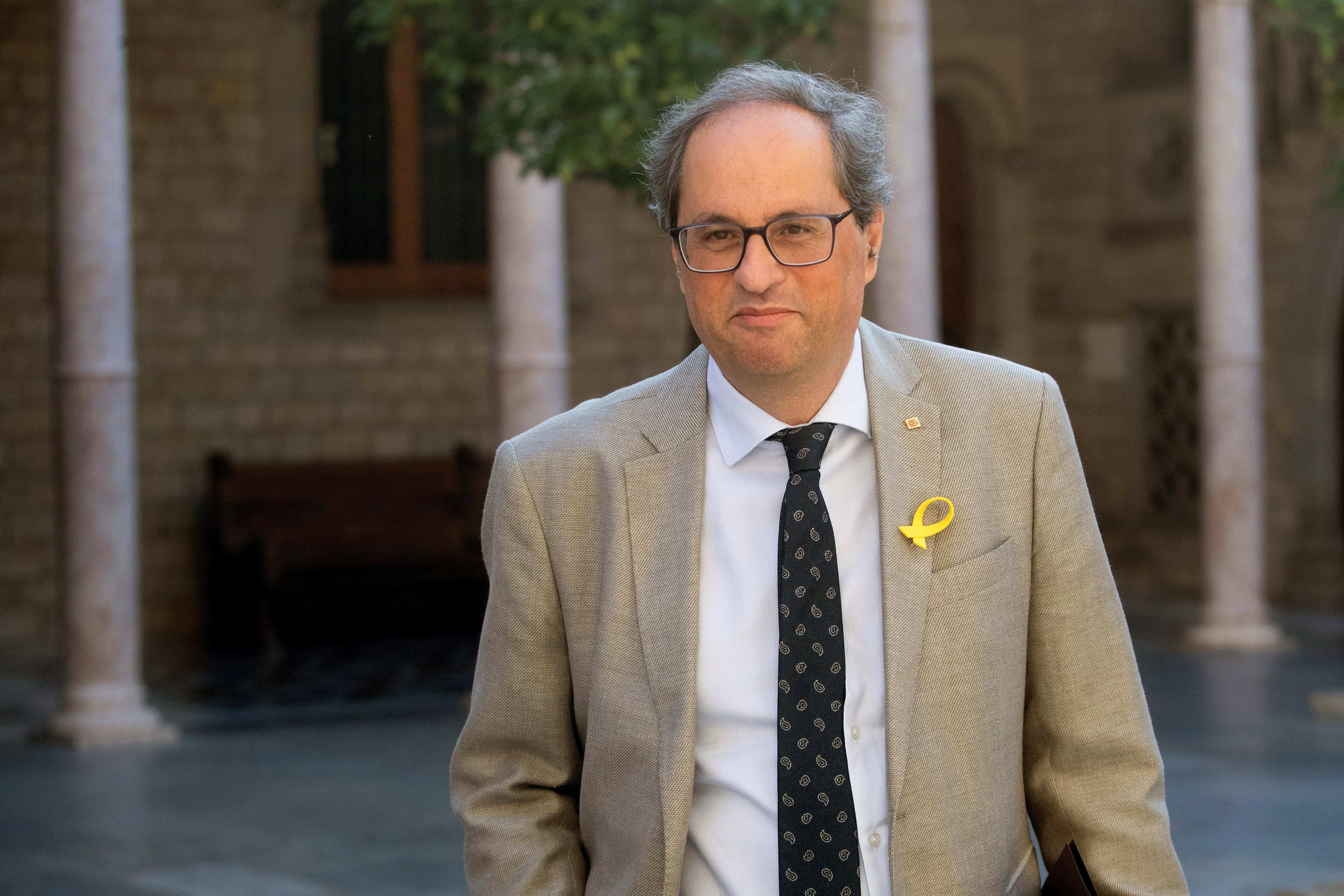 Torra apoya a Aragonès: "No aceptaremos ninguna sentencia"