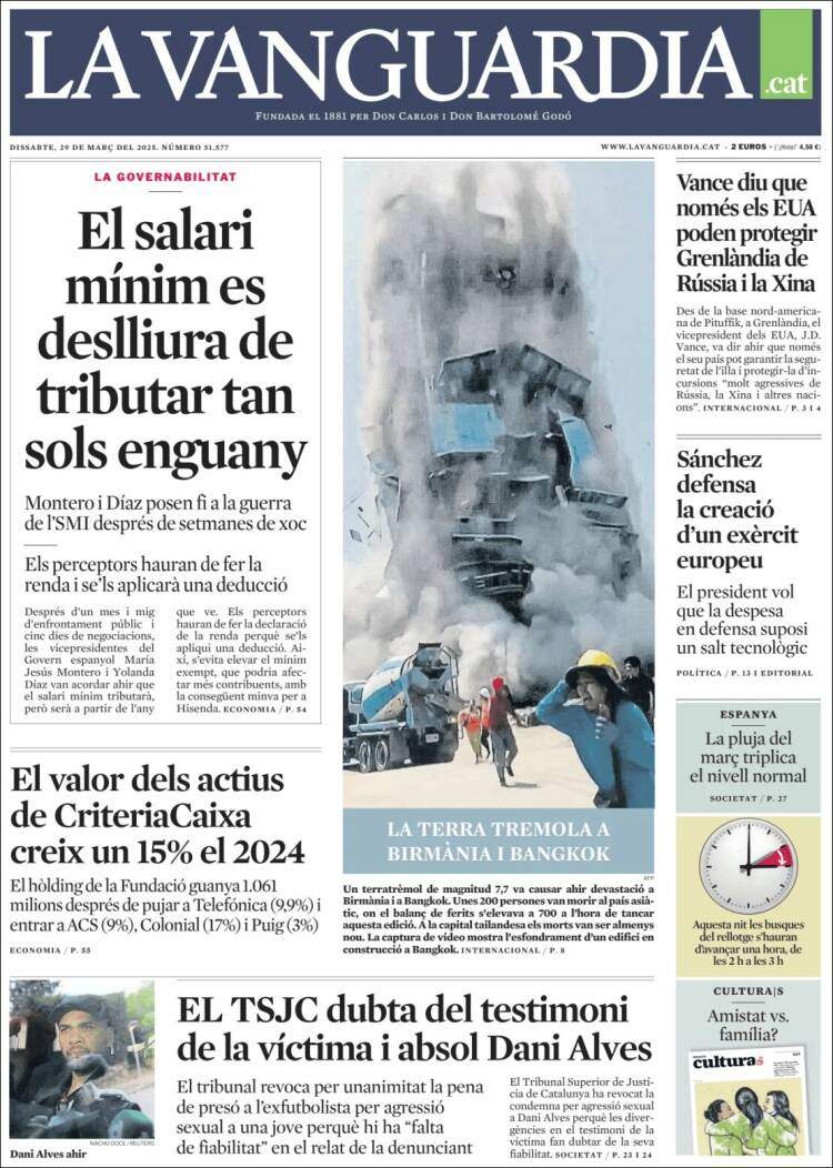 'La Vanguardia' 29 'La Vanguardia' 29