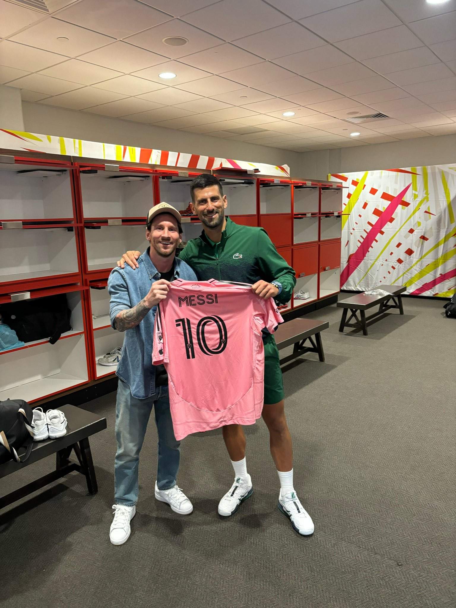 El aura de Leo Messi humaniza incluso a Novak Djokovic: "Estaba un poco nervioso"