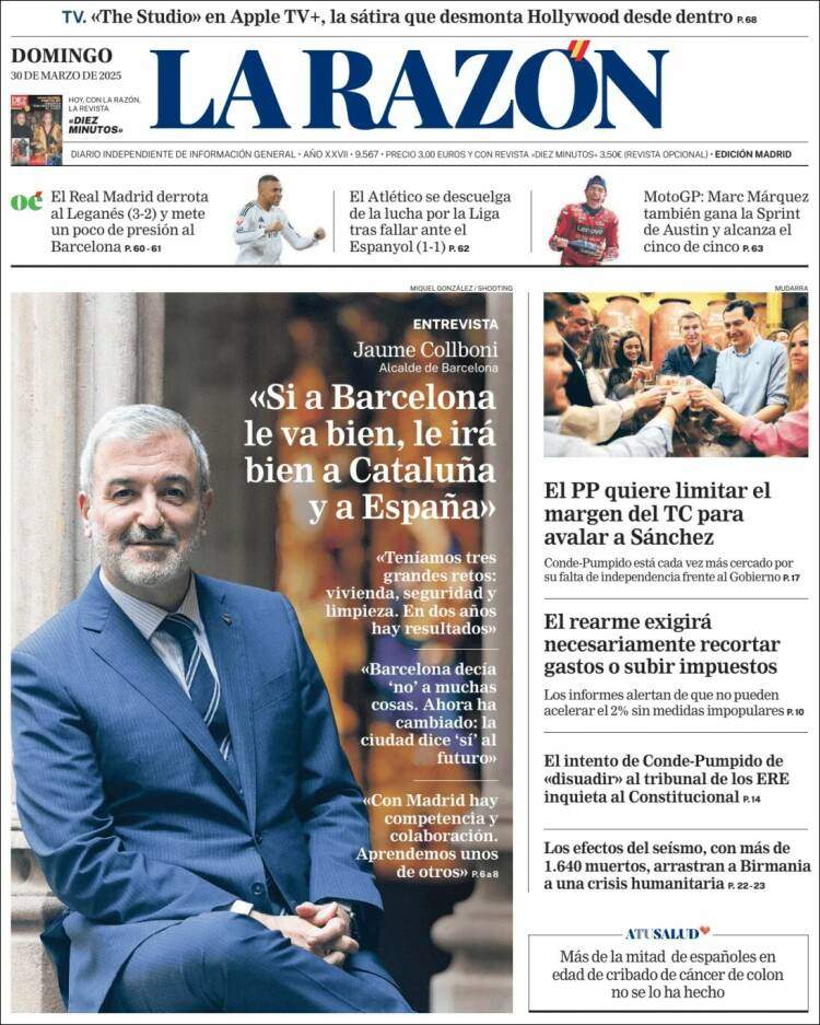 'La Razón' 30 'La Razón' 30