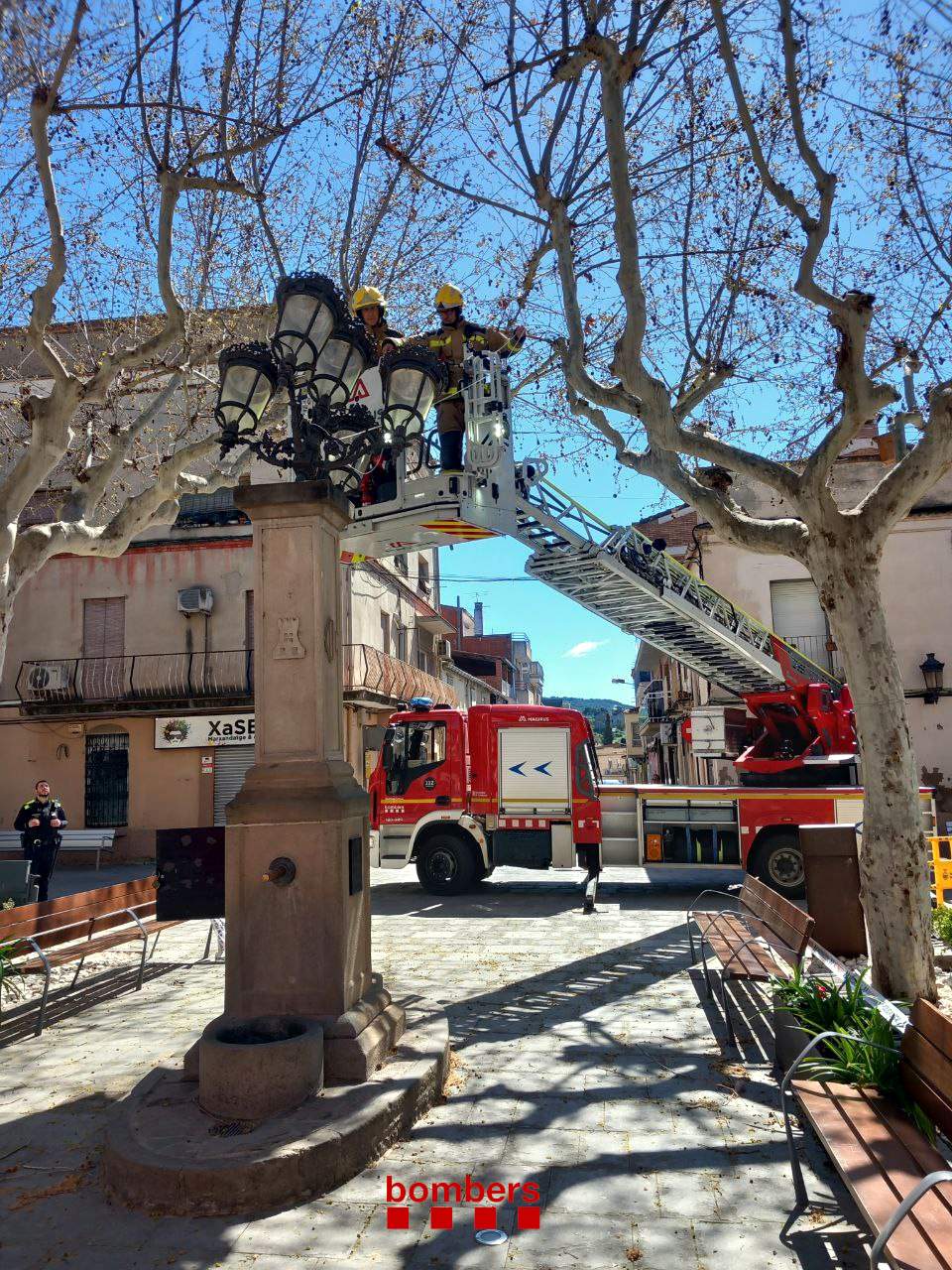temporal viento bomberos