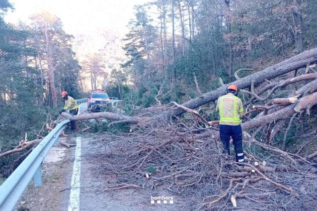 abre cae vía carretera bomberos