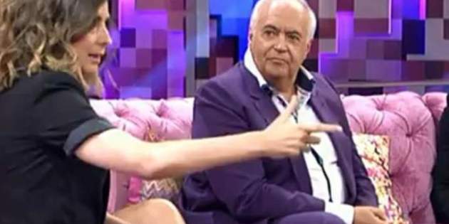 Sandra Barneda y José Luis Moreno en 'Hable cono ellas' Telecinco Sandra Barneda y José Luis Moreno en 'Hable cono ellas' Telecinco