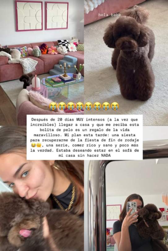 La llegada a casa de Laura Escanes / Instagram La llegada a casa de Laura Escanes / Instagram