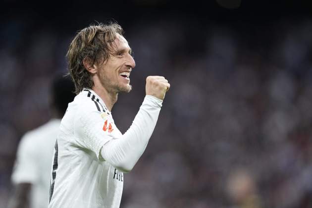 Luka Modric celebración gol Real Madrid