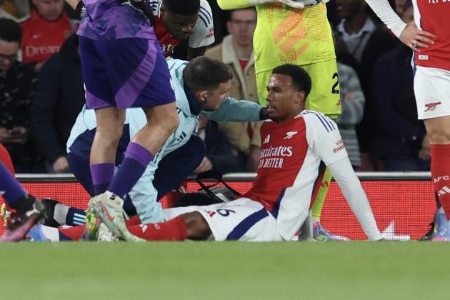Gabriel Magalhaes lesión Arsenal / Foto: EFE
