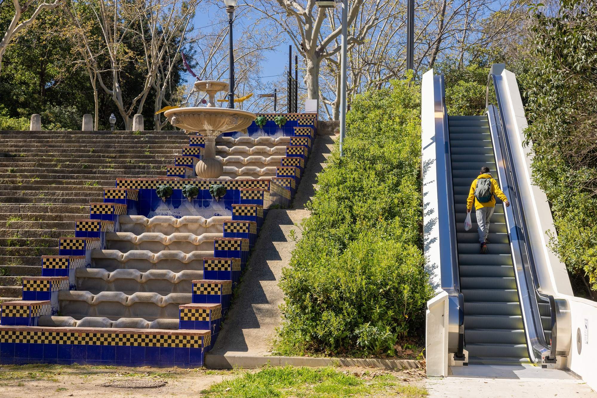 Barcelona terminará la renovación de las escaleras mecánicas de Montjuïc el primer trimestre de 2026