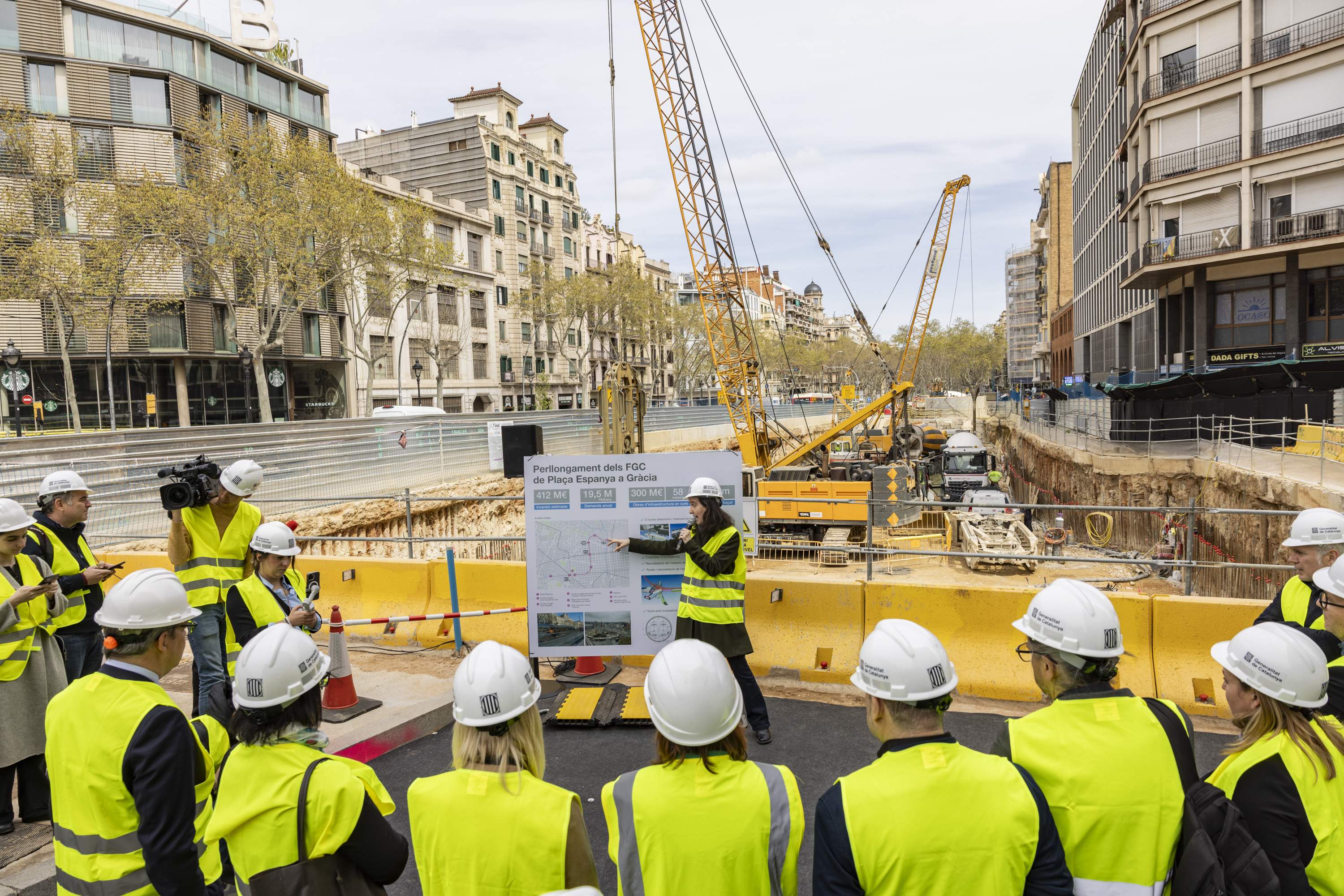 Entrar a les obres de l'L8 i a una estació fantasma de Metro, el més destacat de la Setmana de la Mobilitat
