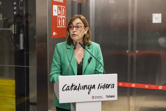 Obres de L8 d'FGC i adaptació de xarxa de metro der Barcelona consellera territori paneque / Foto: Carlos Baglietto Obres de L8 d'FGC i adaptació de xarxa de metro der Barcelona consellera territori paneque / Foto: Carlos Baglietto