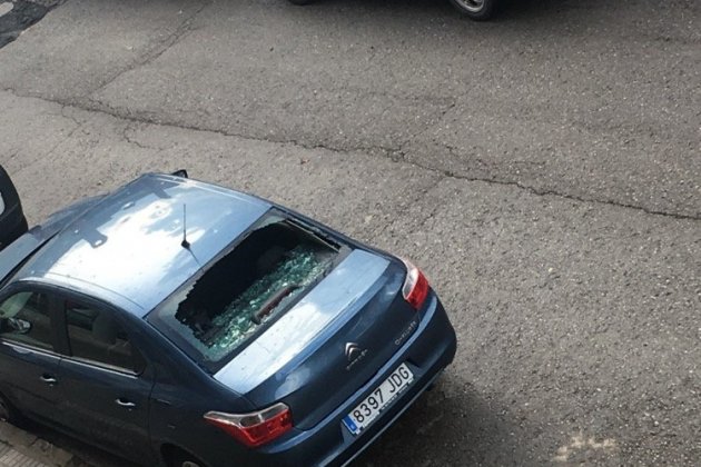 granizada Berga coche roto Sara Bonache