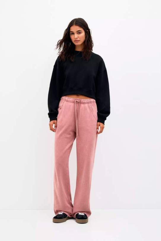 Pantalón chándal wide leg1