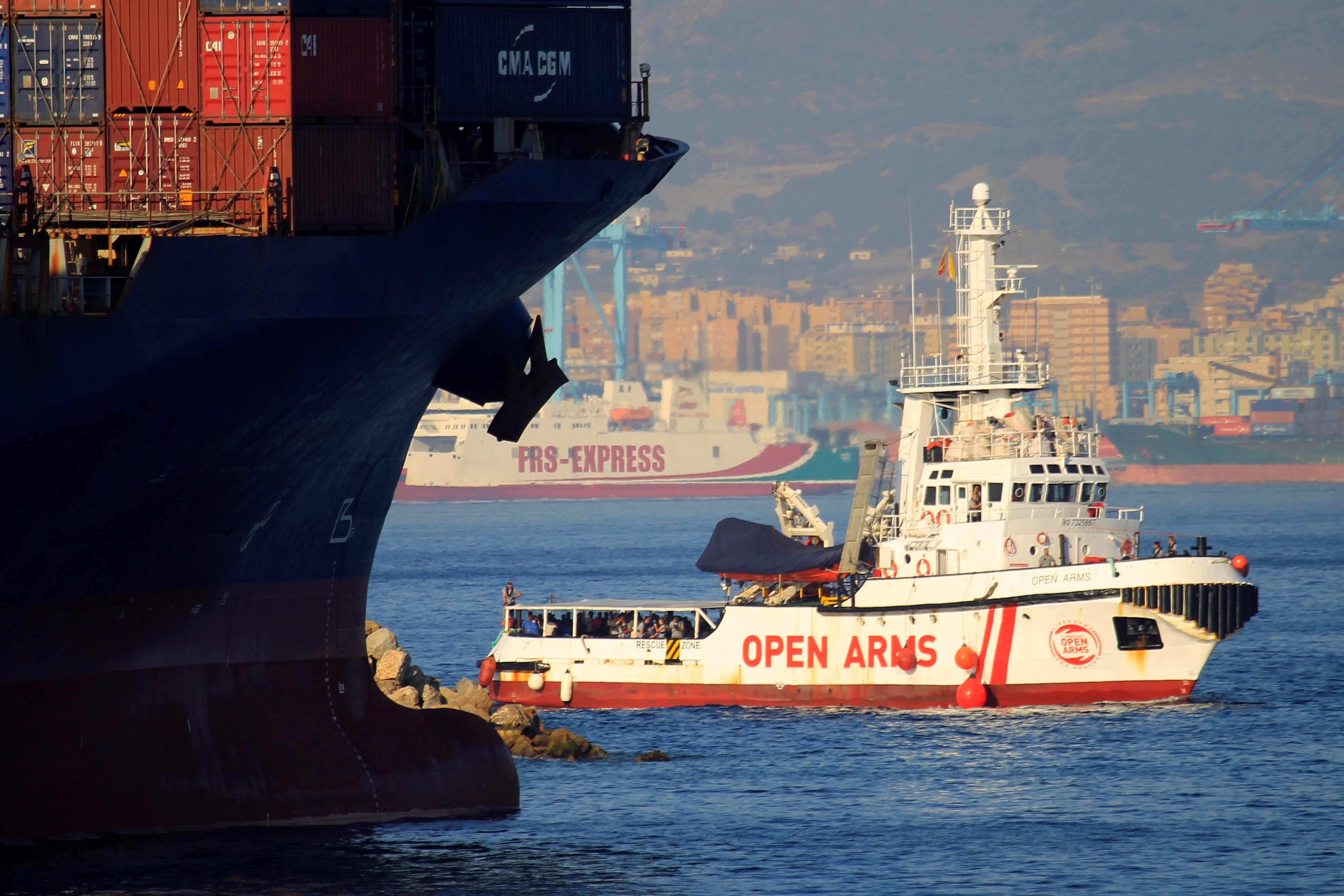 Open Arms rescatará migrantes en el estrecho de Gibraltar