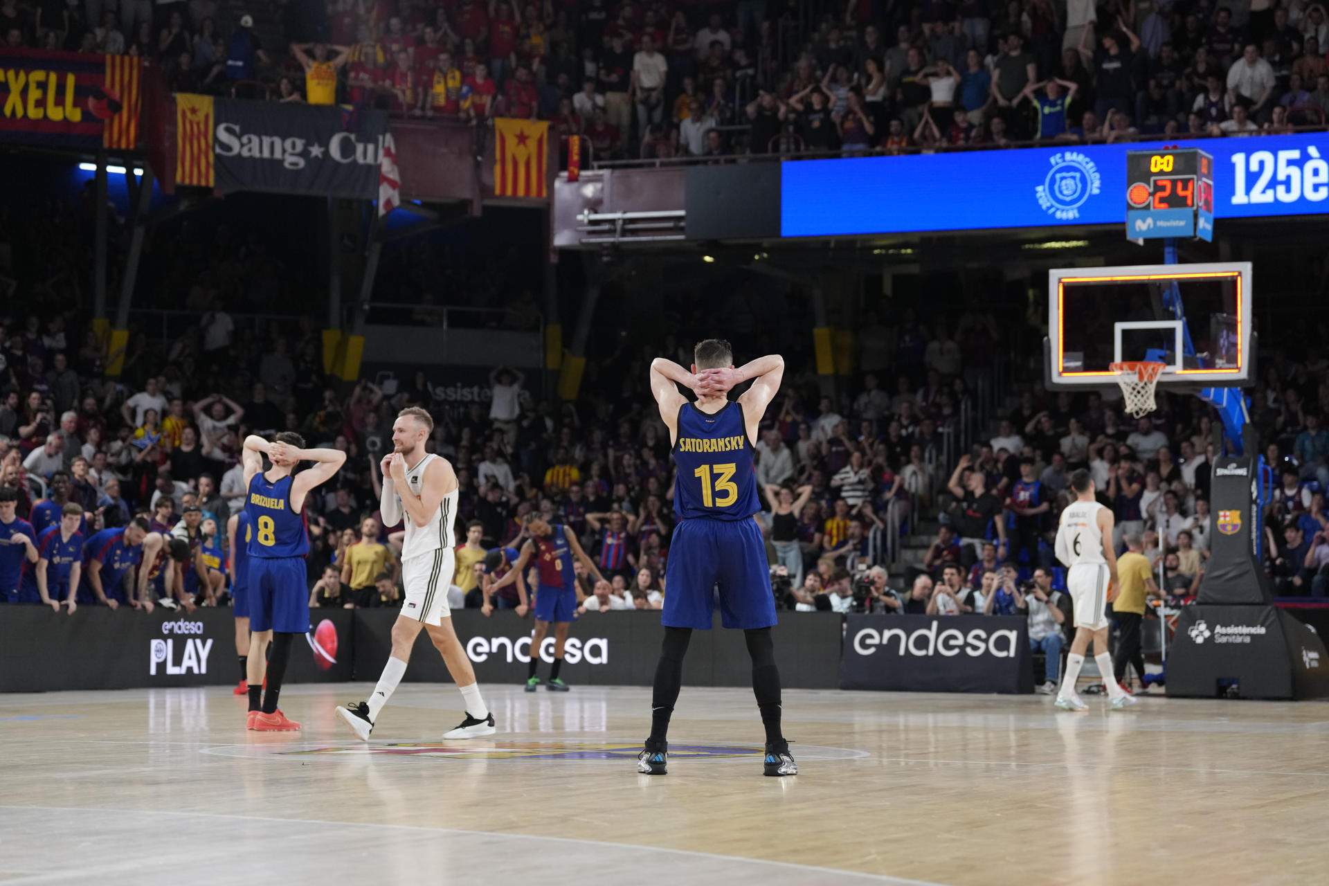 El Barça de bàsquet no remunta i torna a perdre contra el Reial Madrid (89-91) en els segons finals