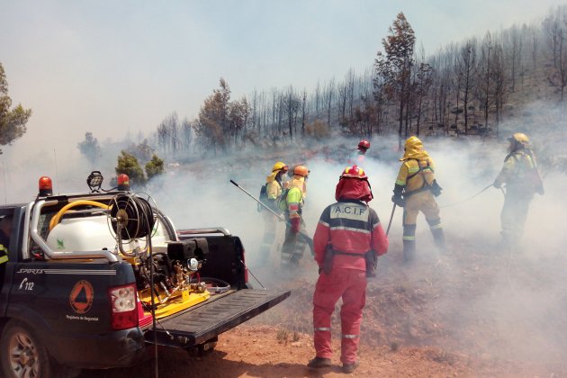brigadistas incendios