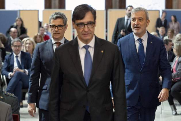 Illa, Bolaños y Collboni prisa possesió nueva presidenta TSJC Mercè Caso Pool Efe Illa, Bolaños y Collboni prisa possesió nueva presidenta TSJC Mercè Caso Pool Efe