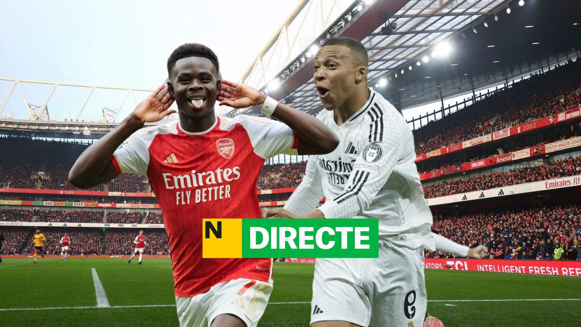 Arsenal - Reial Madrid de la Champions League, DIRECTE | Resultat, resum i gols