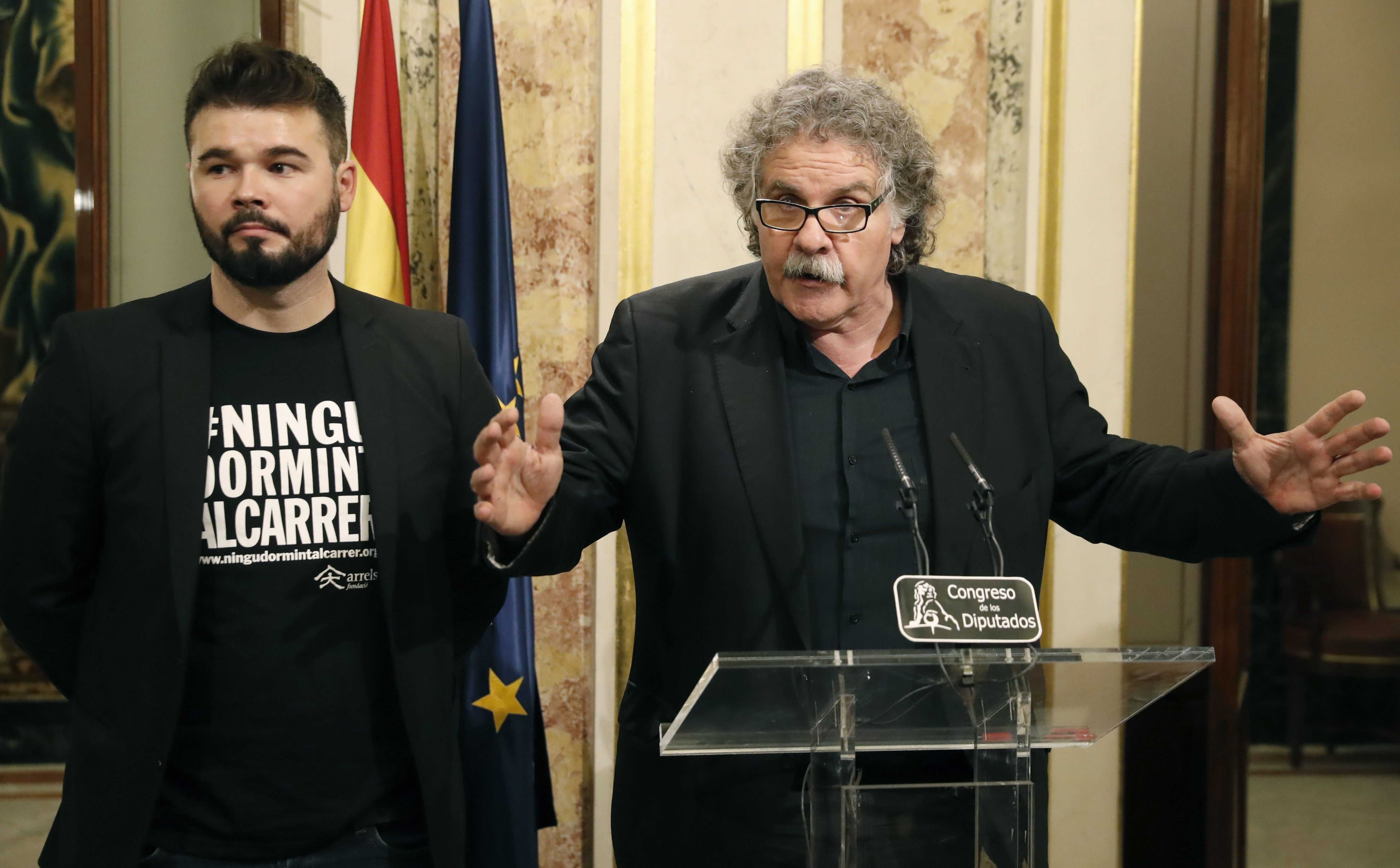 Tardà denuncia una "ofensiva mediàtica" per aturar el referèndum