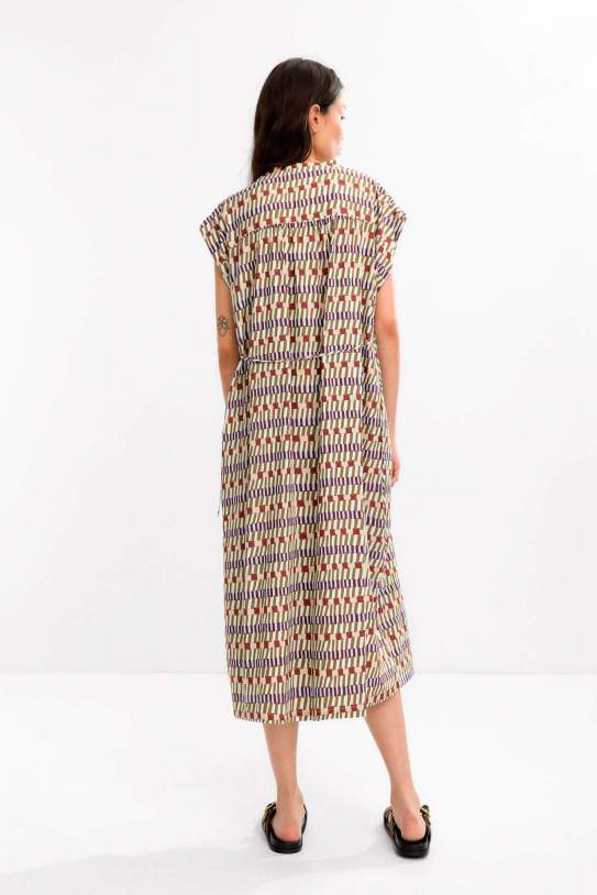 Vestit midi estampat Vestit midi estampat