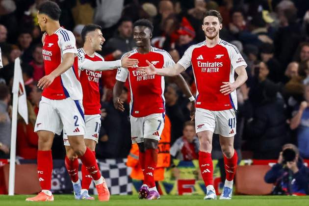 El Arsenal celebra un gol contra el Real Madrid en la Champions League / Foto: EFE El Arsenal celebra un gol contra el Real Madrid en la Champions League / Foto: EFE