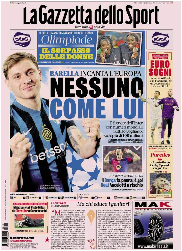 Gazzetta dello Sport Gazzetta dello Sport