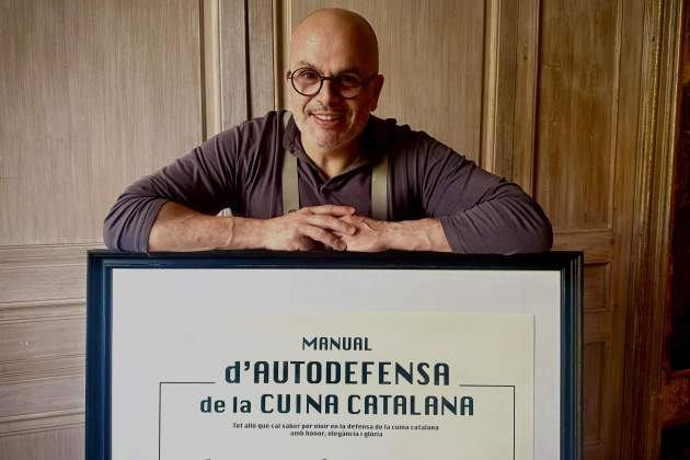 Jordi Vilà, manual autodefensa de la cuina catalana / Foto: Cedida Jordi Vilà, manual autodefensa de la cuina catalana / Foto: Cedida