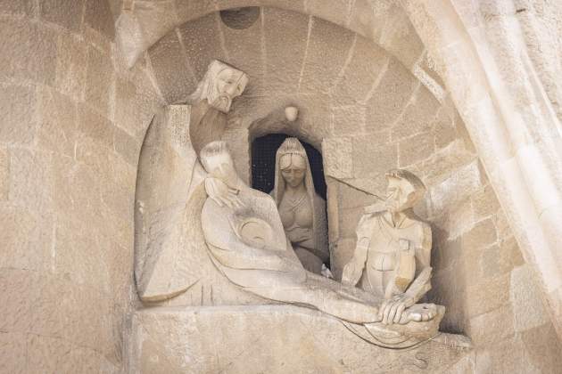 Fachada La Passió Sagrada Familia / Foto: Carlos Baglietto Fachada La Passió Sagrada Familia / Foto: Carlos Baglietto