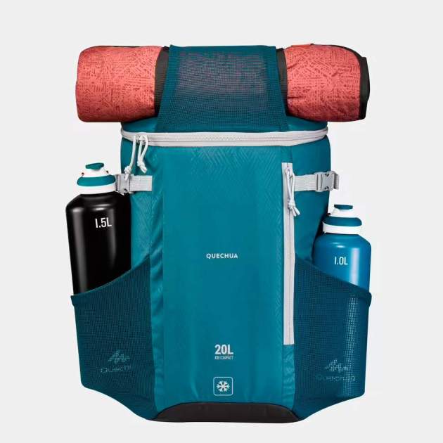 Mochila nevera 20 litros Quechua Ice Compact 1001