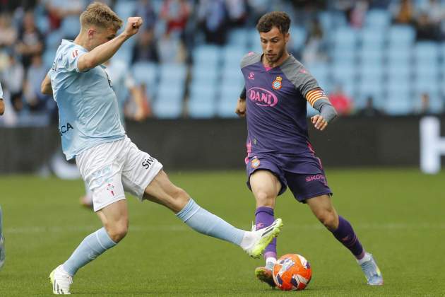 Javi Puado, durante el Español - Celta de Vigo / Foto: EFE Javi Puado, durante el Español - Celta de Vigo / Foto: EFE