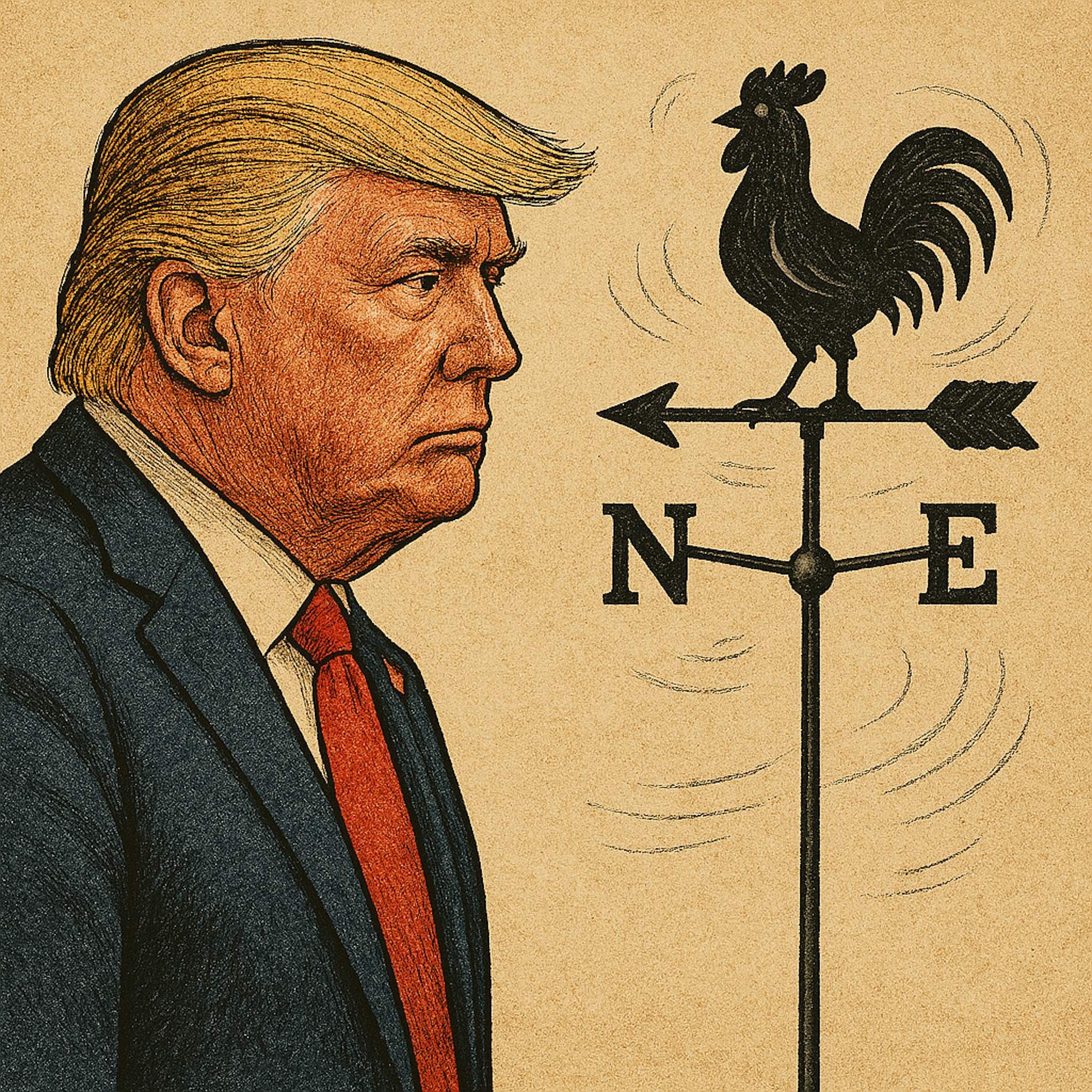 Les portades | El penell de Trump: el món es mou segons el vent que bufa per les seves polítiques erràtiques