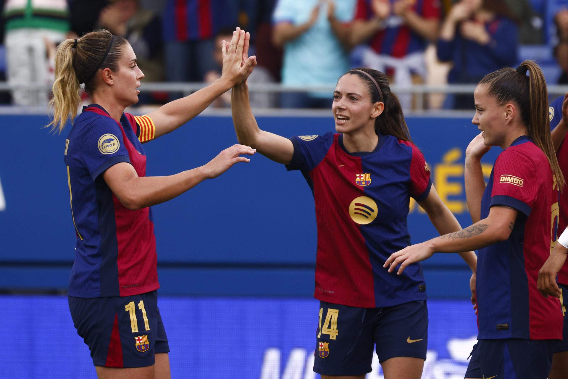 Un Barça femení sense pietat esmicola l'Atlètic de Madrid (6-0) i es reforça a la Lliga