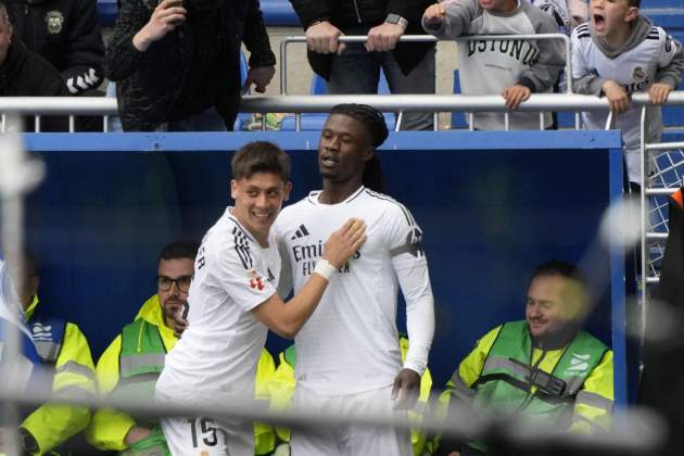 Camavinga celebra su gol en el Alavés - Real Madrid / Foto: EFE Camavinga celebra su gol en el Alavés - Real Madrid / Foto: EFE