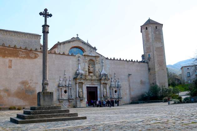 Fachada de la iglesia del monasterio de Poblet / ACN Fachada de la iglesia del monasterio de Poblet / ACN