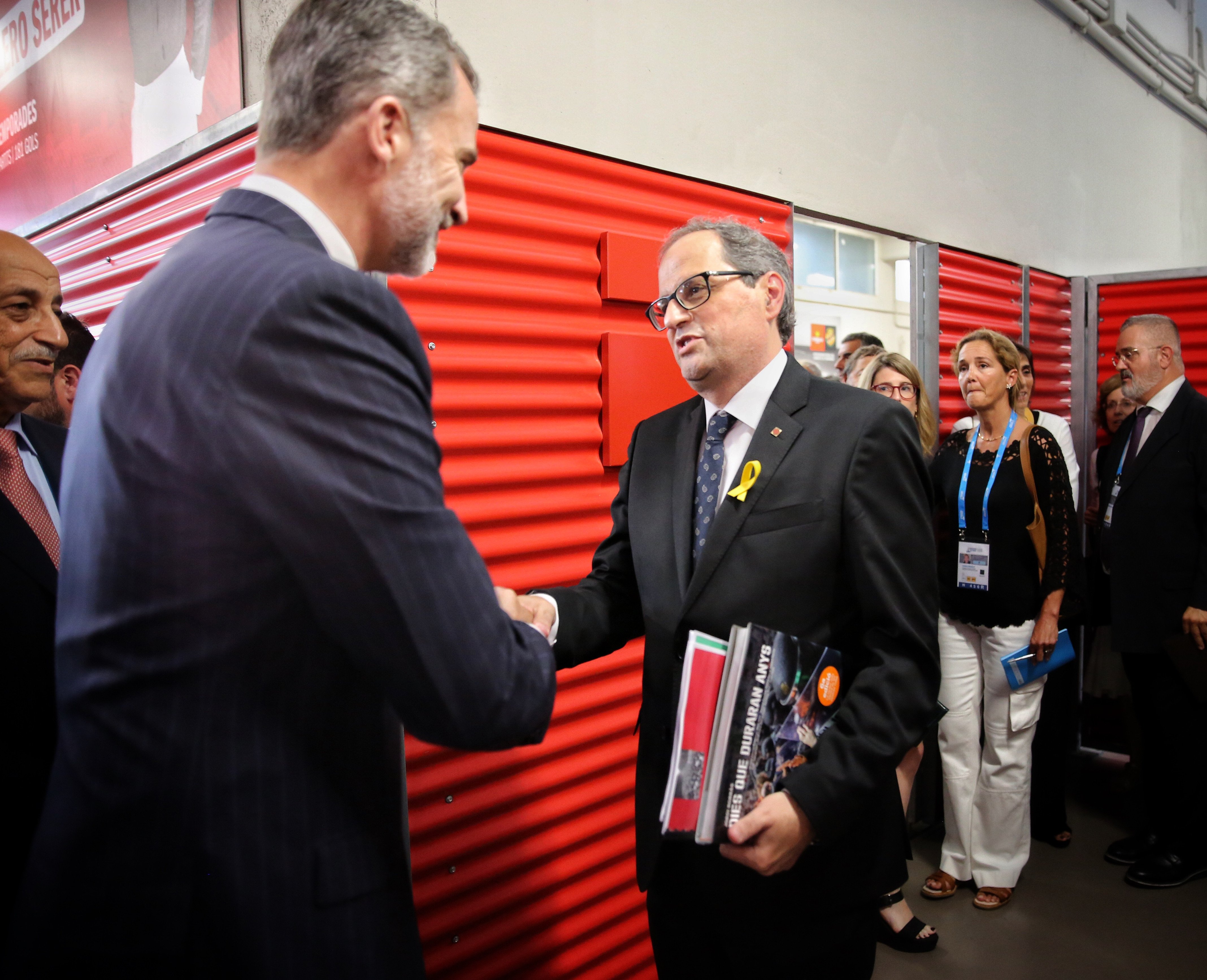 Torra responde a Felipe VI sobre que ha comportado la Constitución
