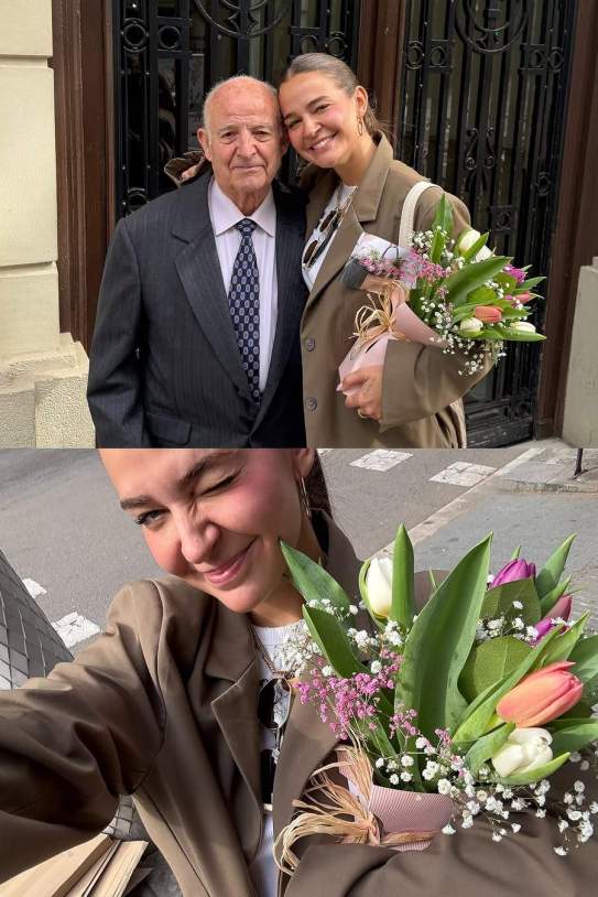 Laura Escanes amb el seu avi / Instagram Laura Escanes amb el seu avi / Instagram