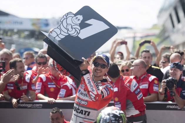 Jorge Lorenzo victoria GP Austria EFE Jorge Lorenzo victoria GP Austria EFE