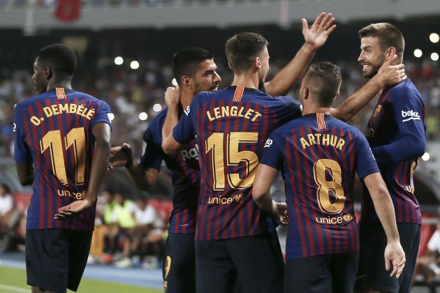 Barça gol Sevilla Supercopa EFE