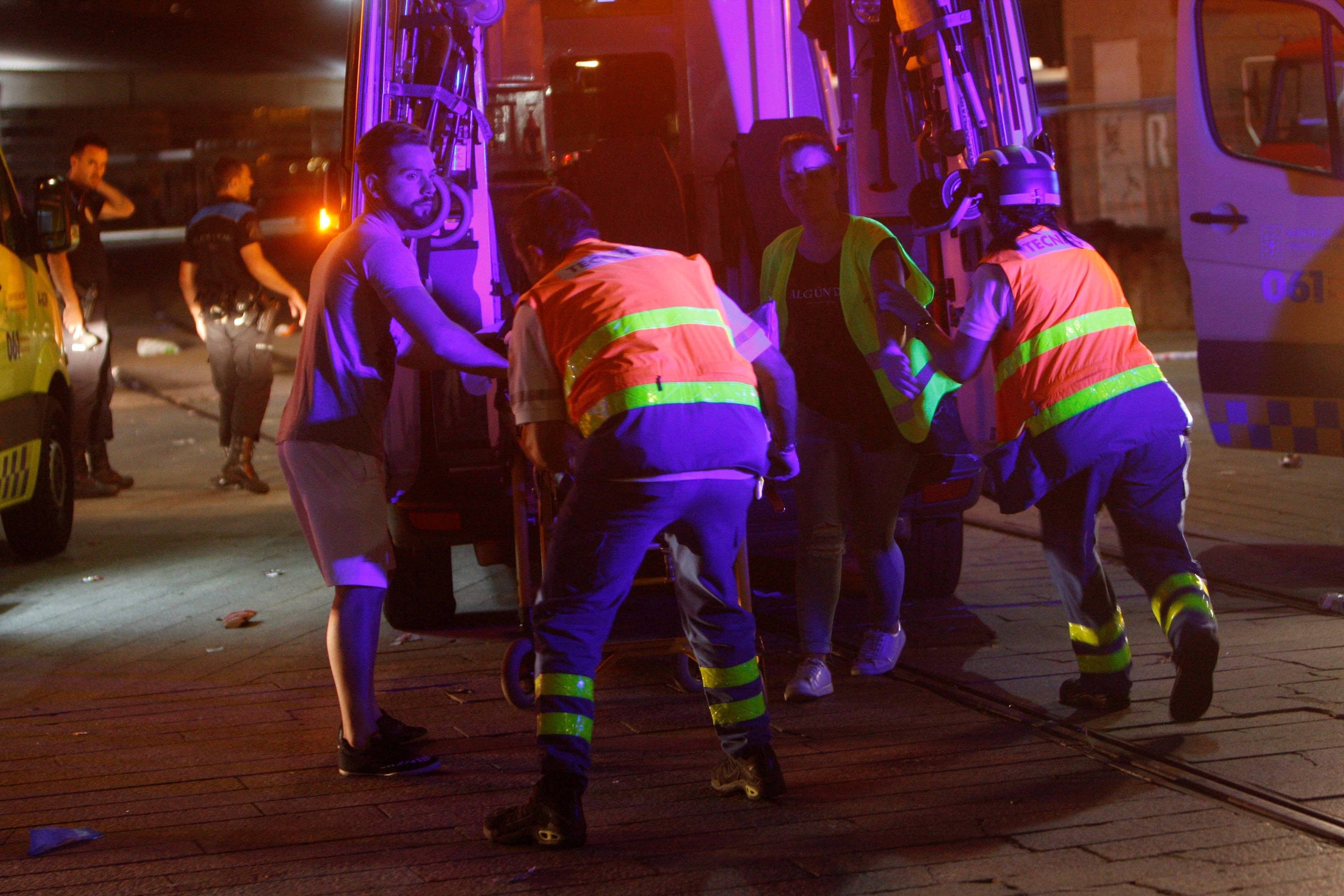 Més de 310 ferits al ensorrar-se la passarel·la d'un concert a Vigo