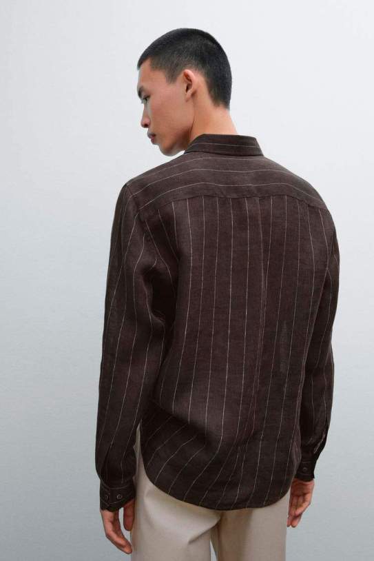 Camisa ratlla diplomàtica 100% lli Camisa ratlla diplomàtica 100% lli