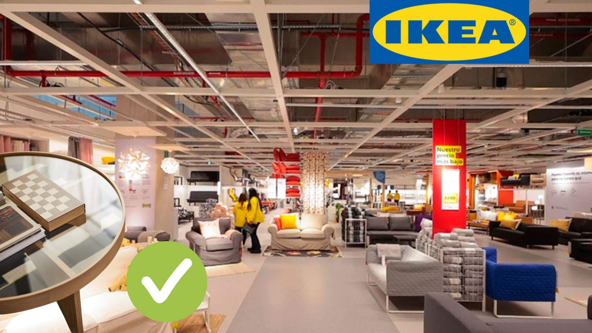 Encontramos en Ikea la mesa de centro de las casas de diseño nórdicas
